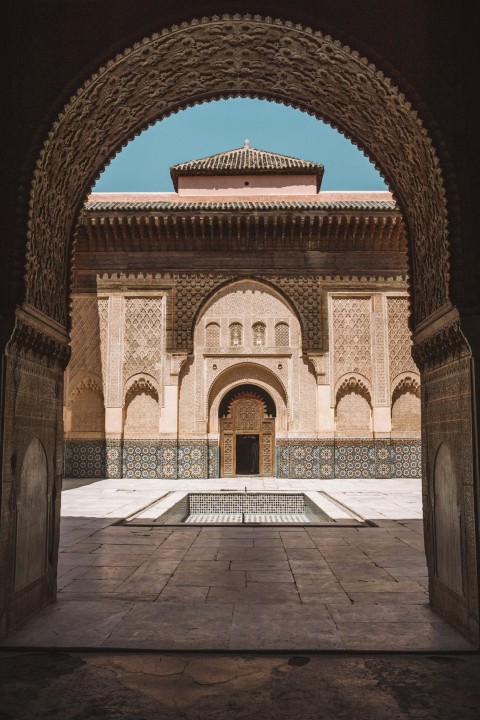 medersa ben youssef during daytime