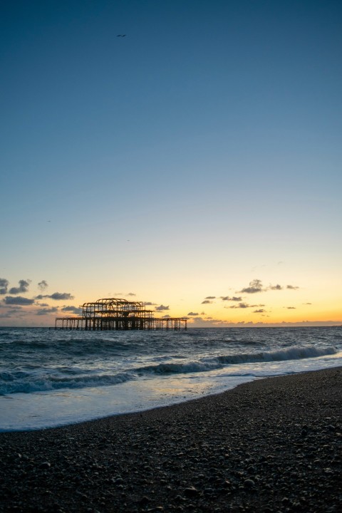 dock on sea