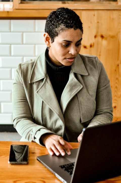 a man working on a laptop