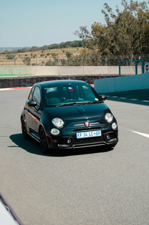 a car on a road