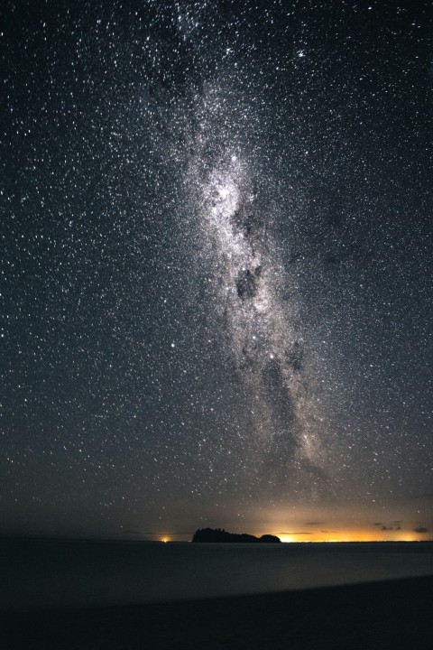 starry night over the city