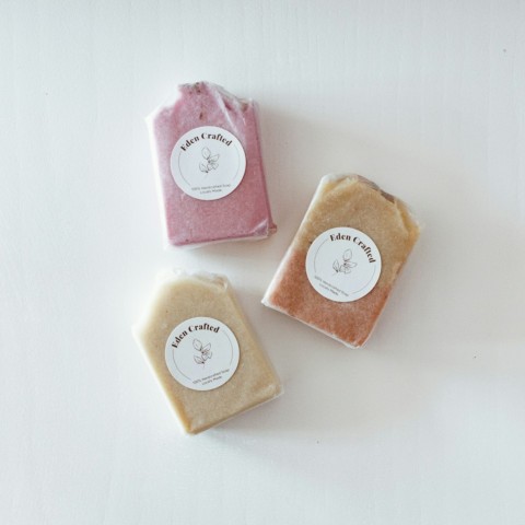 two white and brown ceramic mugs